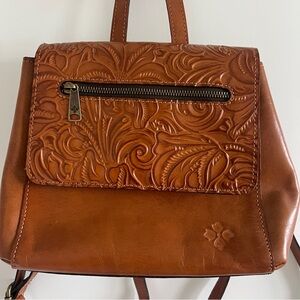 Patricia Nash Embossed Leather Backpack